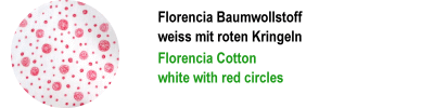 Florencia weiß rot