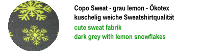 Copo Sweat - grau lemon - Ökotex