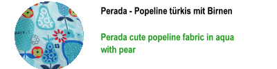 Perada - türkis mit Birne
